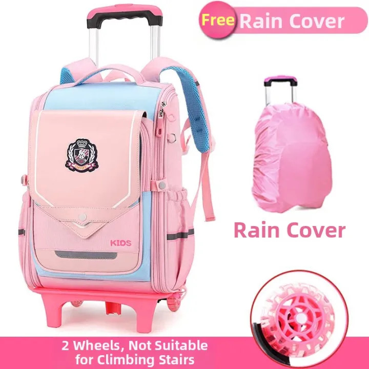 کیف کوله پشتی چرخدار-بدون چرخ مدرسه دخترانه پسرانه وارداتی