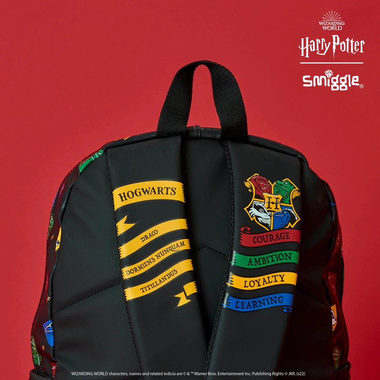 کیف کوله پشتی هری پاتر اسمیگل smiggle پسرانه دخترانه رنگ مشکی