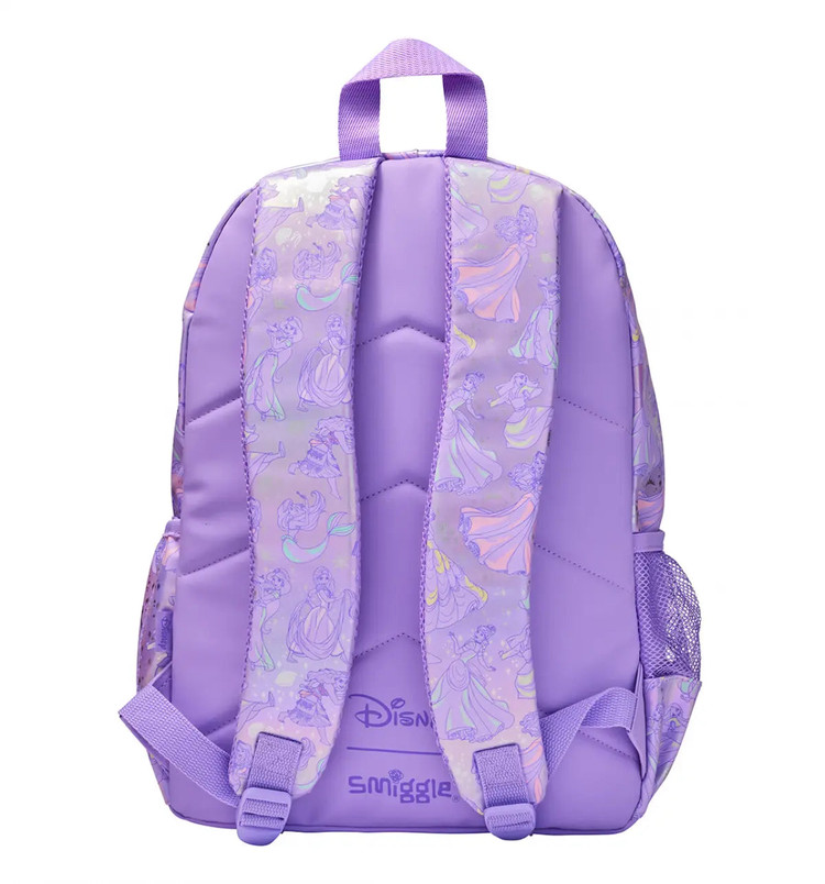 کیف کوله پشتی اسمیگل دخترانه مدل پرنسس دیزنی برند یاسی براق smiggle طرح تاج