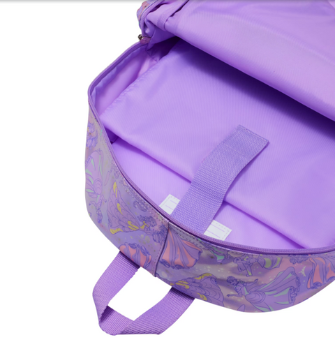 کیف کوله پشتی اسمیگل دخترانه مدل پرنسس دیزنی برند یاسی براق smiggle طرح تاج