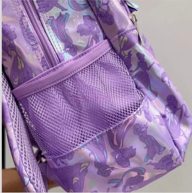 کیف کوله پشتی اسمیگل دخترانه مدل پرنسس دیزنی برند یاسی براق smiggle طرح تاج