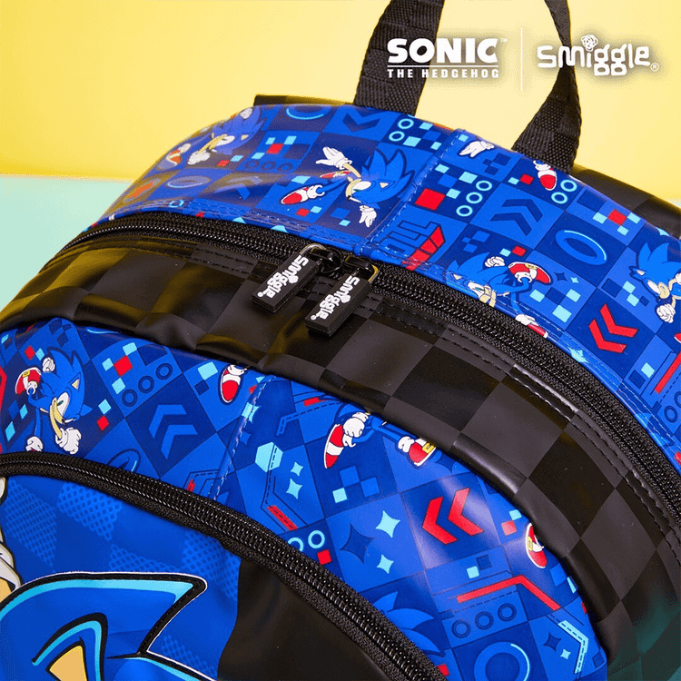 کیف کوله پشتی برند اسمیگل طرح سونیک پسرانه smiggle